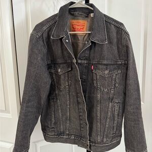 Levi's Men's Charcoal Denim Jacket size M